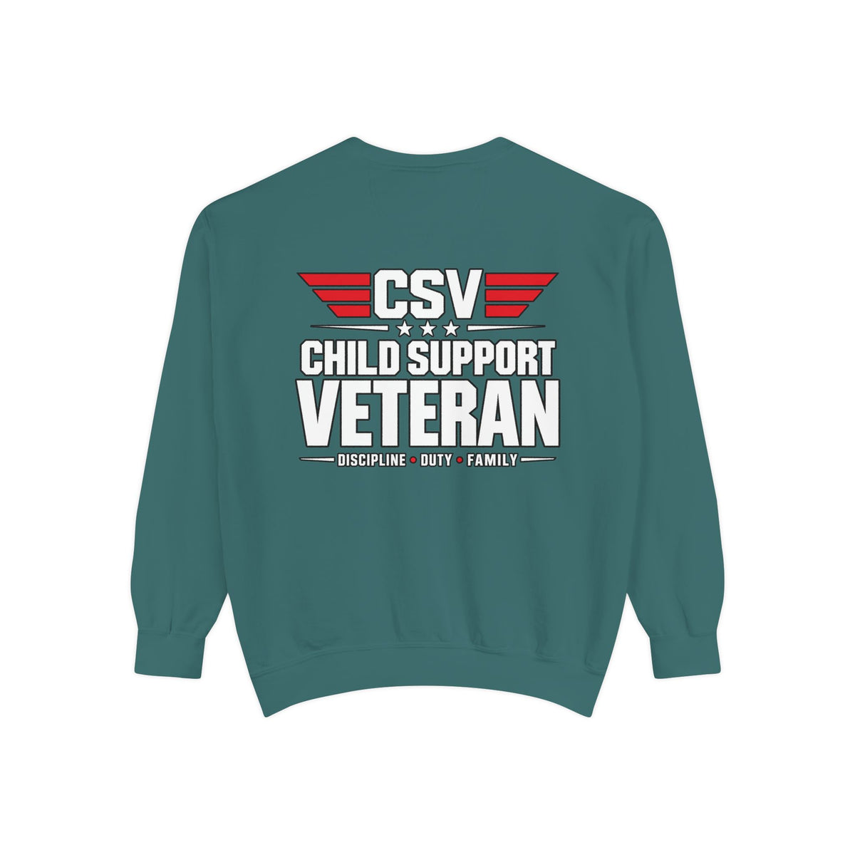 Child Support Veteran Sweatshirt – “My Dad Is A Child Support Veteran” Patriotic Crewneck