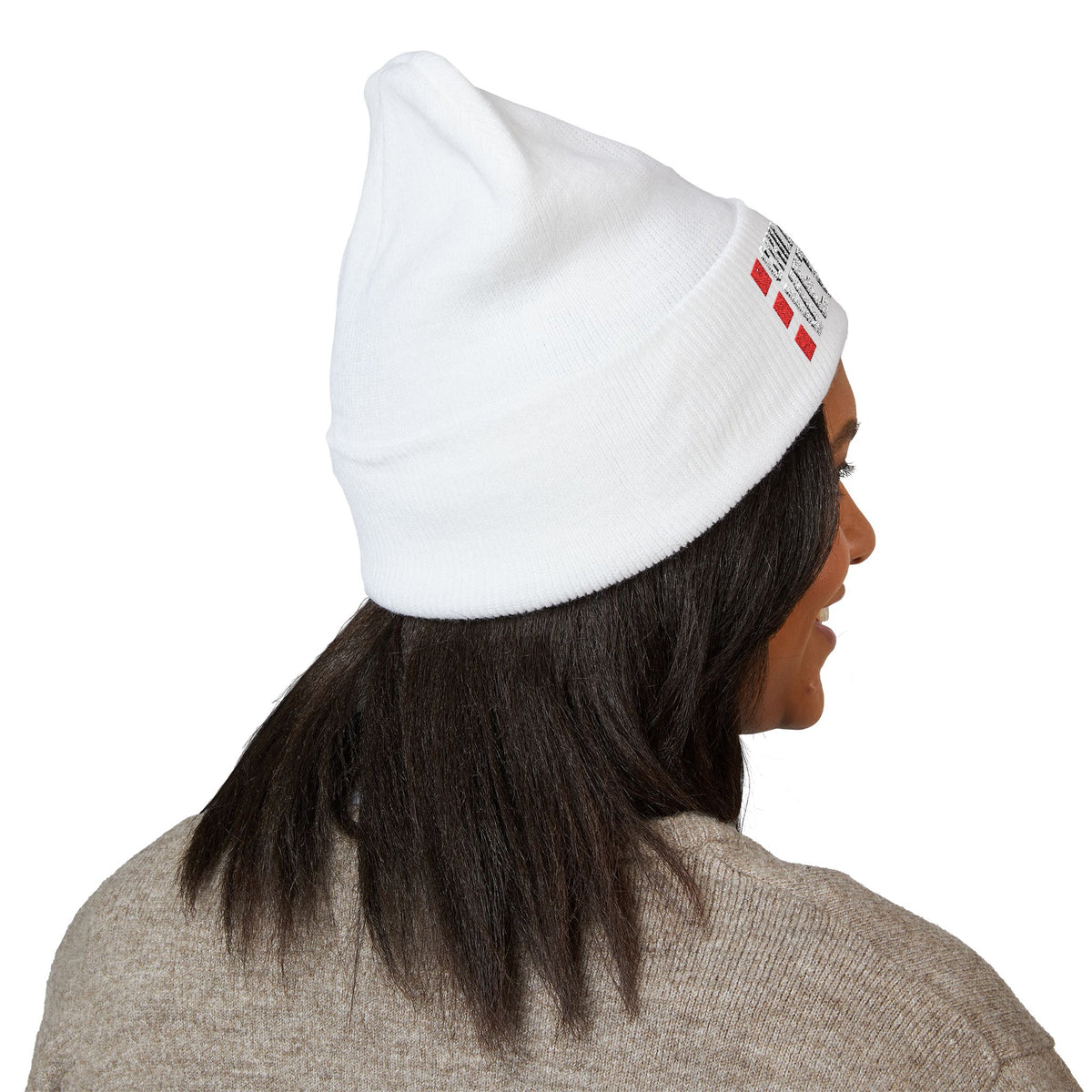 childsupportveteran Embroidered Beanie – Classic Cuffed Winter Hat