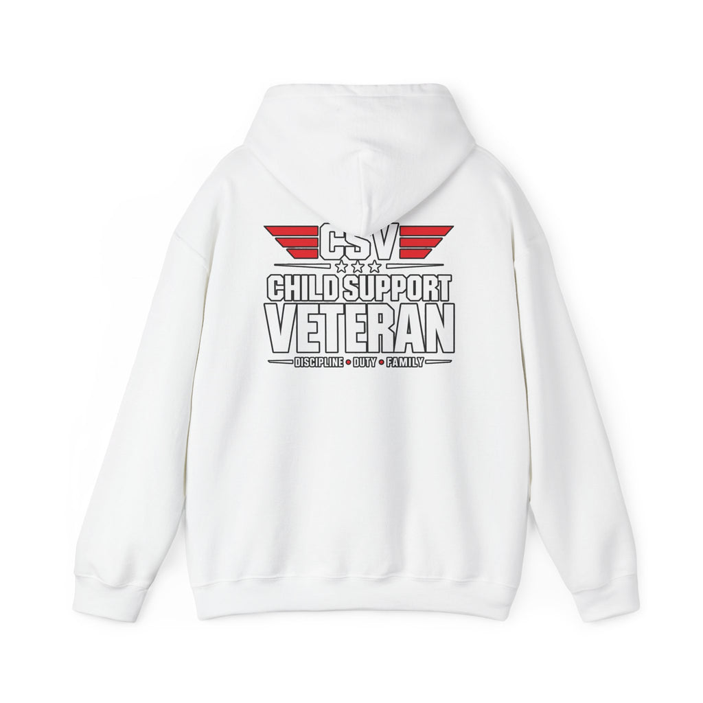 Child Support Veteran Hoodie — Patriotic Military-Inspired Sweatshirt