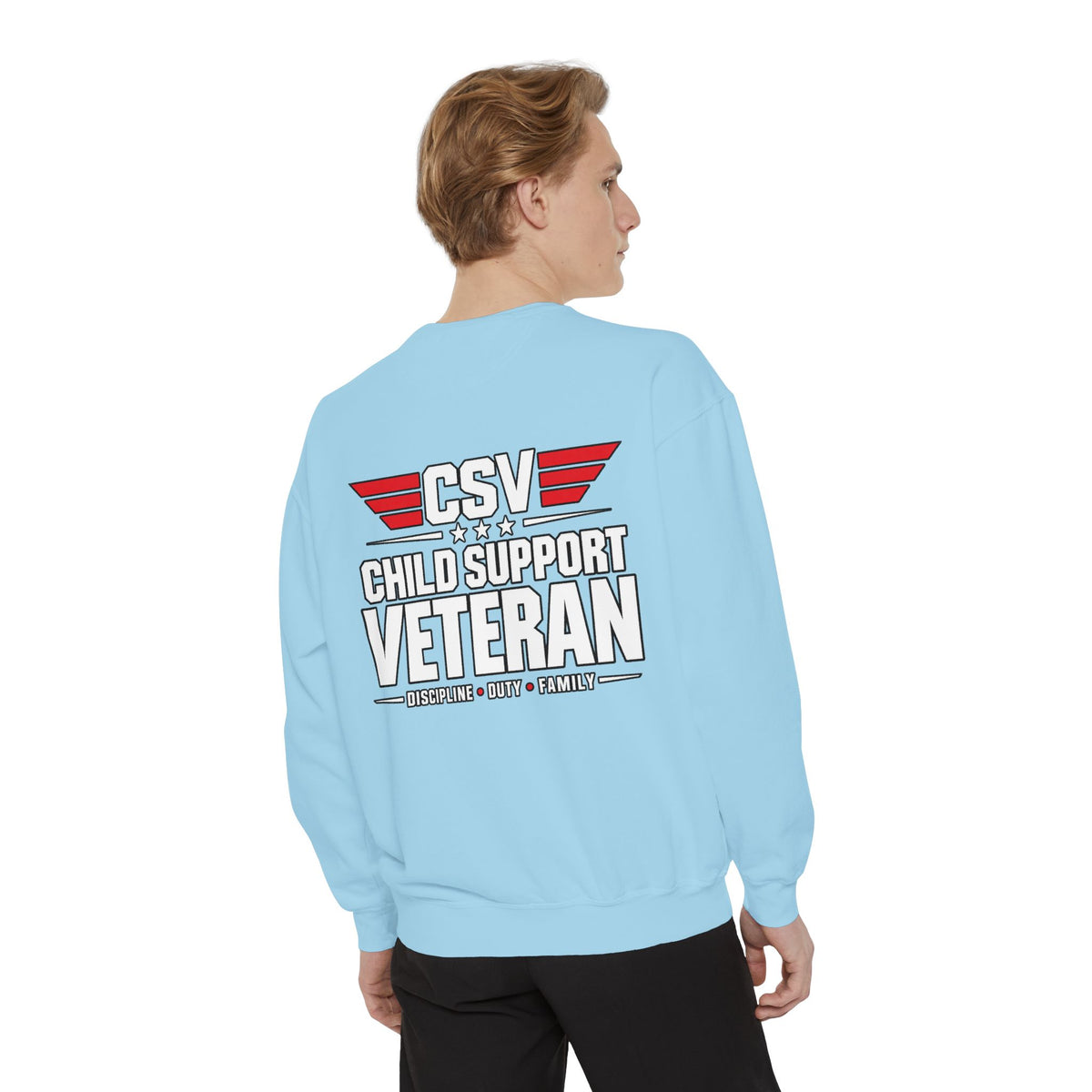 Child Support Veteran Sweatshirt – “My Dad Is A Child Support Veteran” Patriotic Crewneck