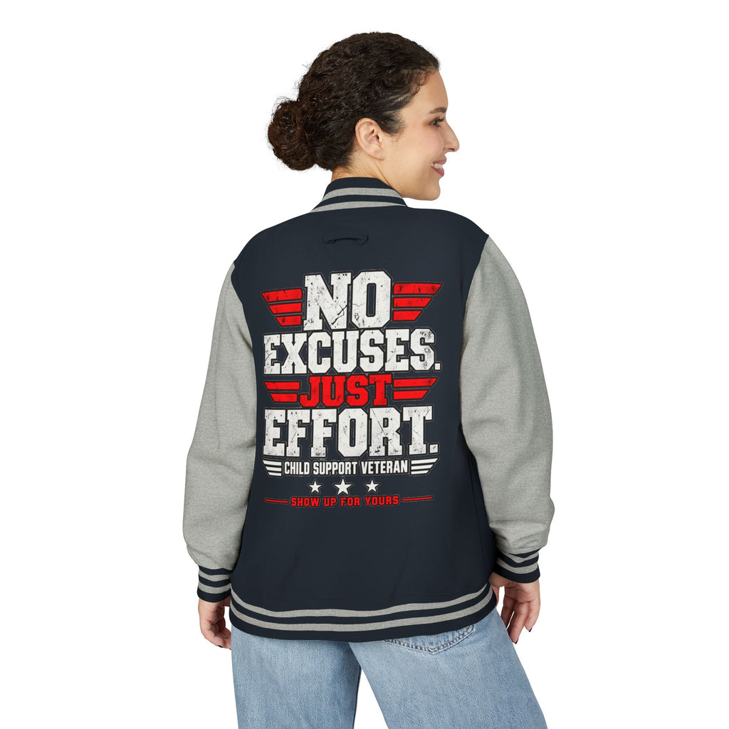Letterman Jacket — “No Excuses. Just Effort.” CSV Pride