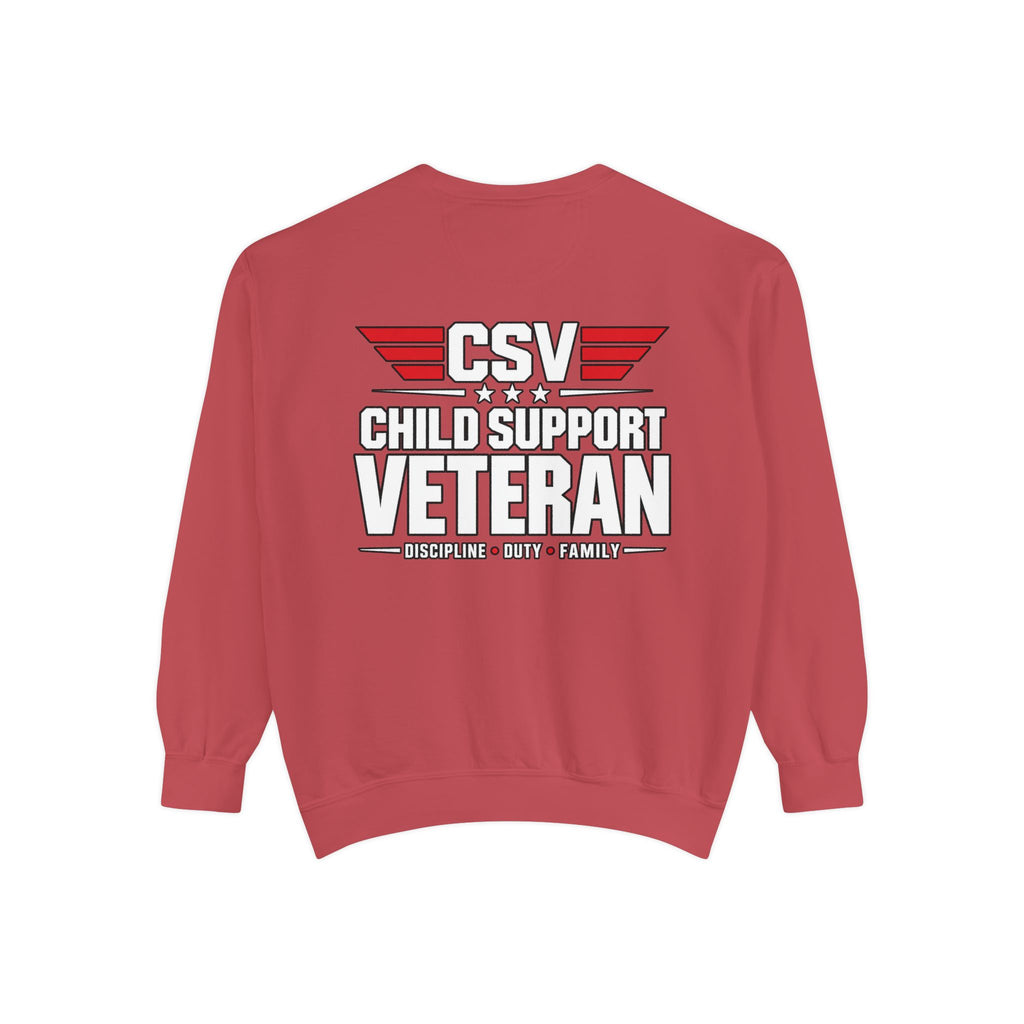Child Support Veteran Sweatshirt – “My Dad Is A Child Support Veteran” Patriotic Crewneck