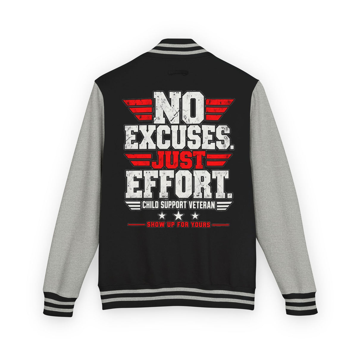 Letterman Jacket — “No Excuses. Just Effort.” CSV Pride