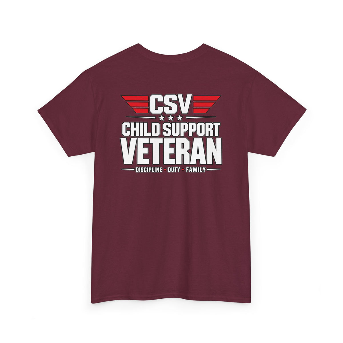 PRESENT MATTERS Child Support Veteran T‑Shirt