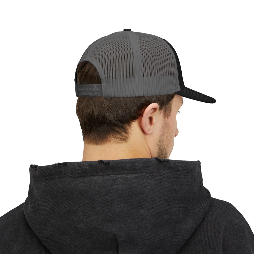 CSV Veteran Trucker Cap — Embroidered Patriotic Snapback