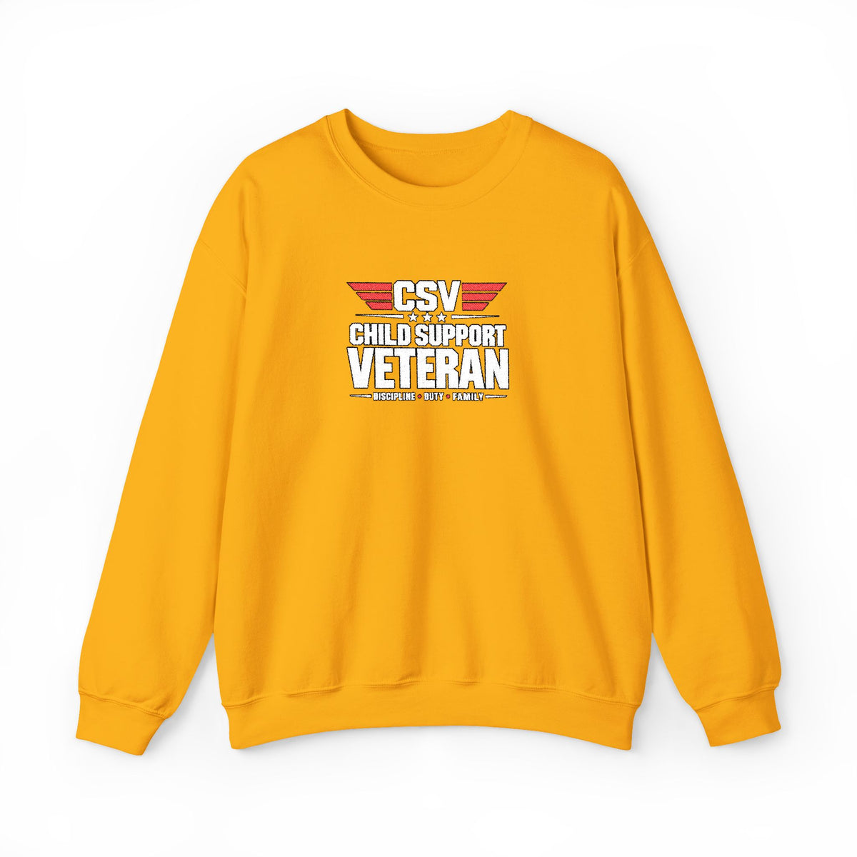 Veteran Dad Sweatshirt — Distressed USA Proud Veteran Crewneck
