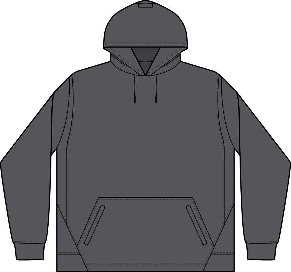 Child Support Veteran Hoodie - CSV Emblem Tech Fleece Colorblock Hooded Sweatshirt