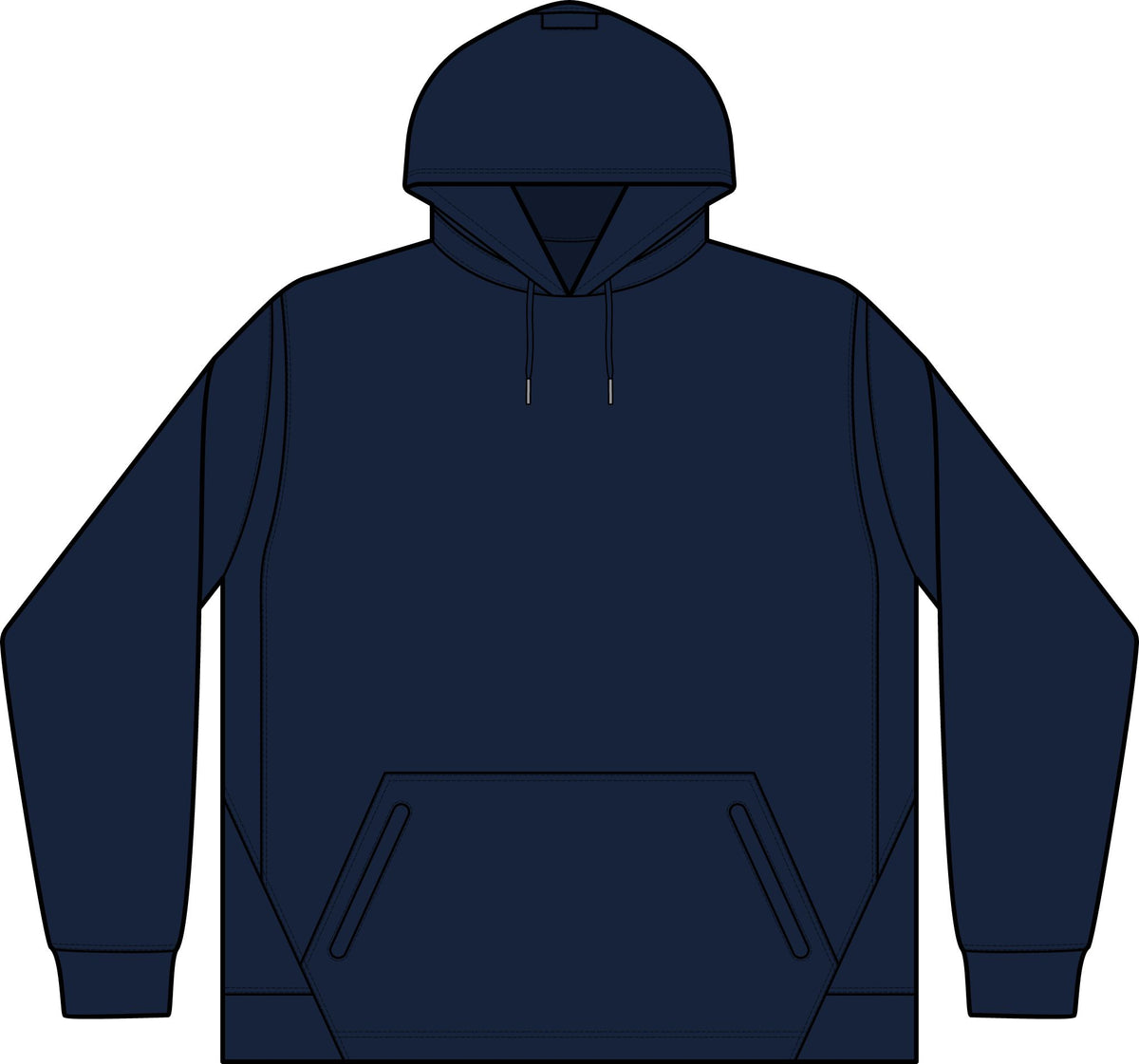 Child Support Veteran Hoodie - CSV Emblem Tech Fleece Colorblock Hooded Sweatshirt