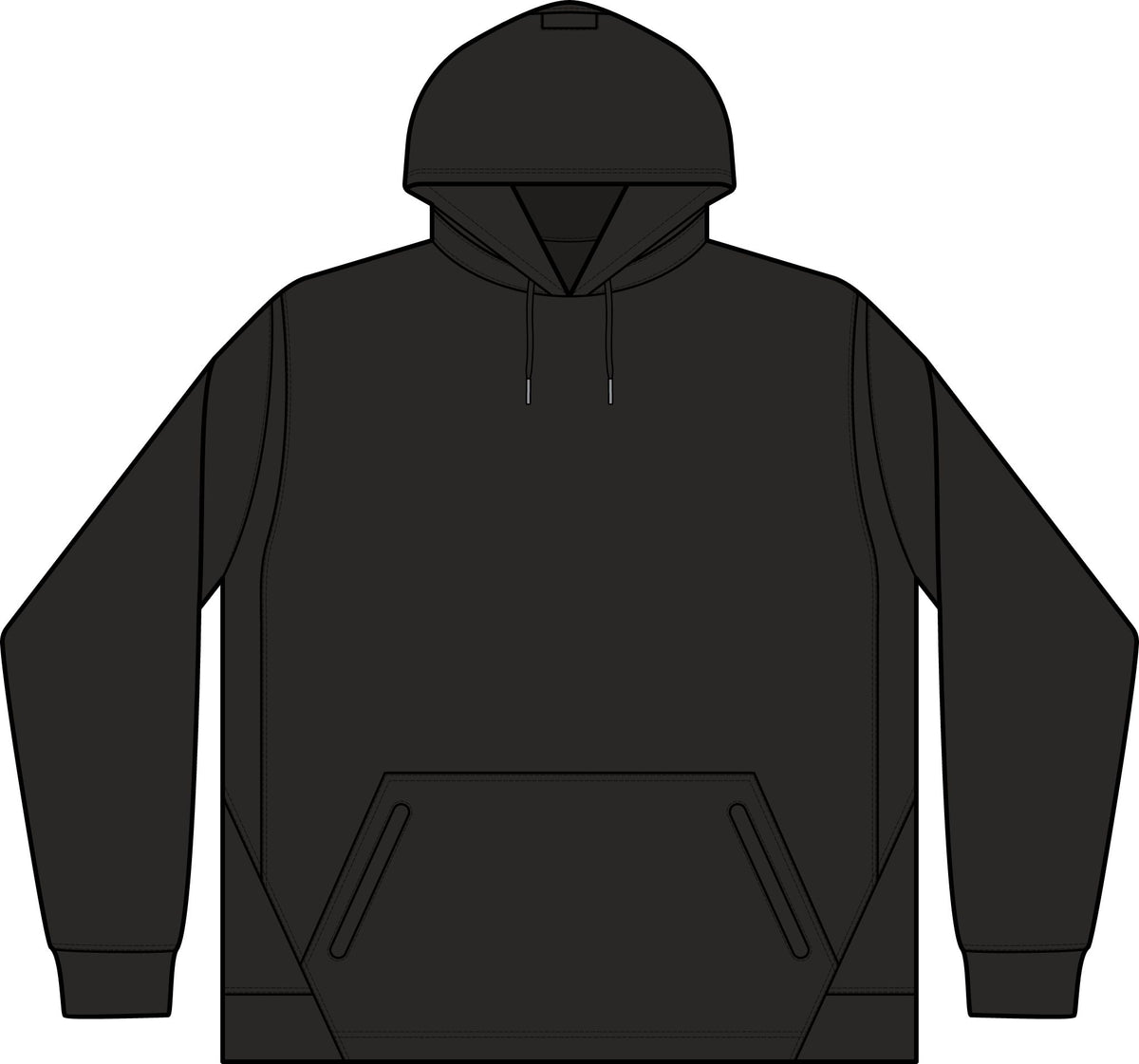 Child Support Veteran Hoodie - CSV Emblem Tech Fleece Colorblock Hooded Sweatshirt