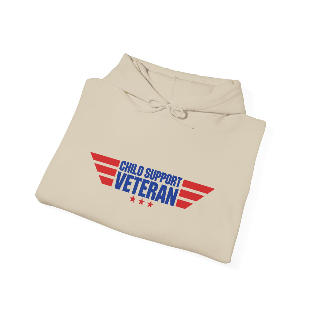 Child Support Veteran Hoodie — Patriotic Military-Inspired Sweatshirt