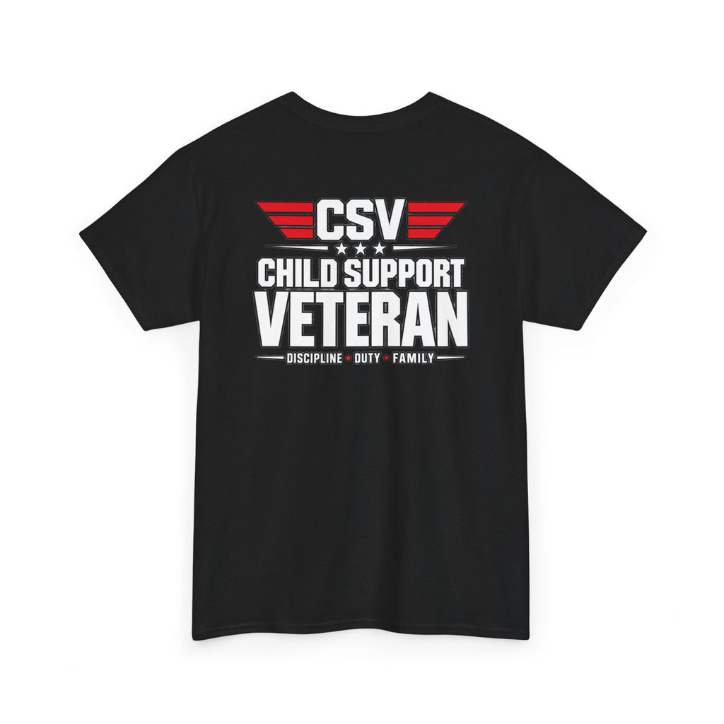PRESENT MATTERS Child Support Veteran T‑Shirt