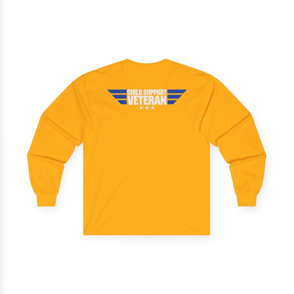 Long Sleeve Tee — Vintage Eagle Graphic “CSV” Patriotic Military Vibe