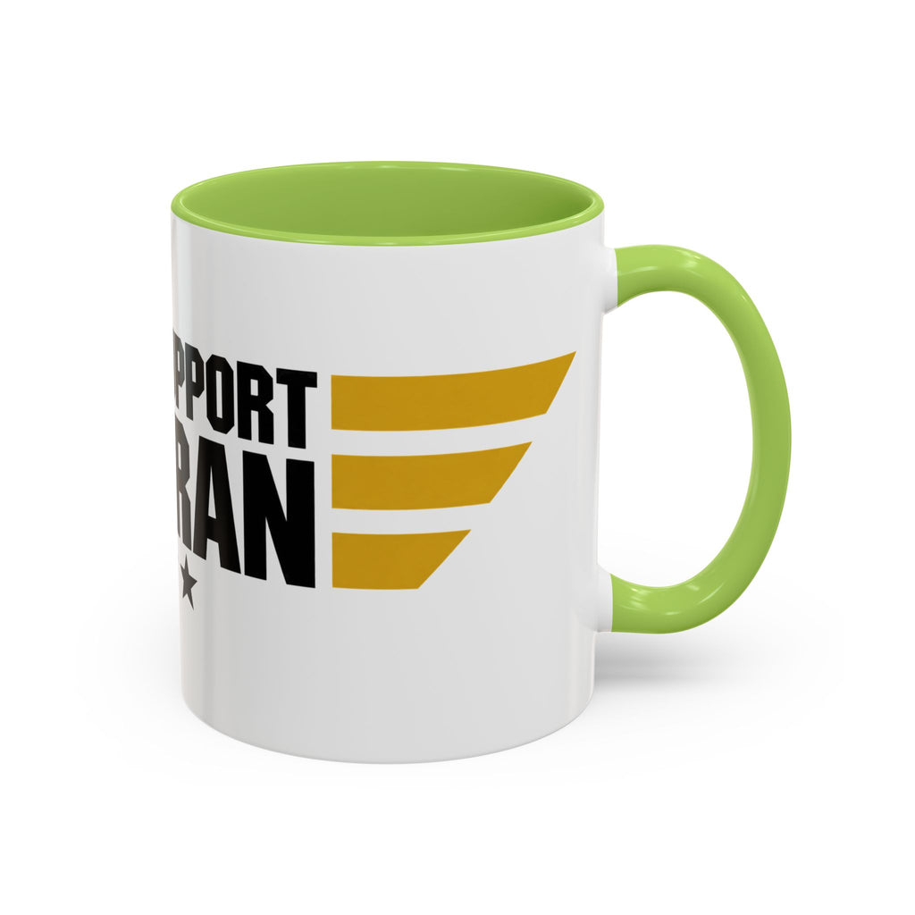 Veteran Support Coffee Mug – “Child Support Veteran” Accent Ceramic Mug