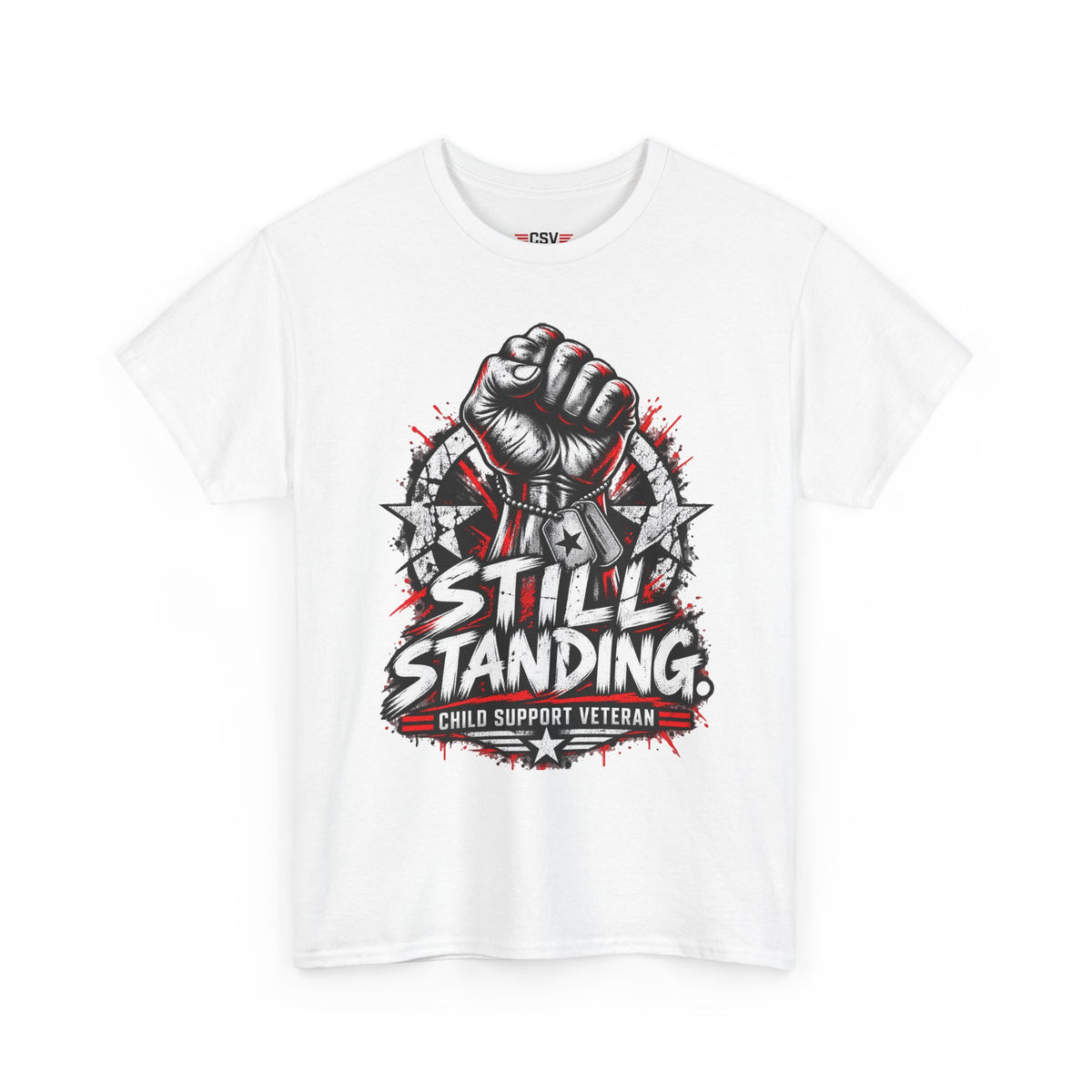 Still Standing Child Support Veteran T‑Shirt