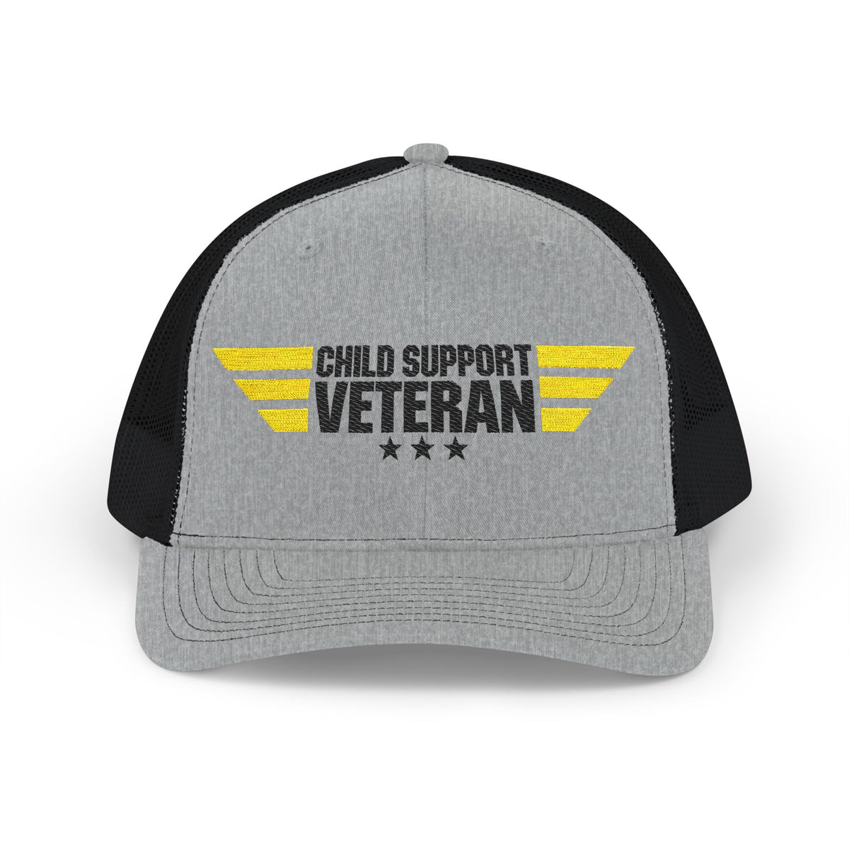 CSV Embroidered Trucker Cap — Retro Winged Logo Snapback