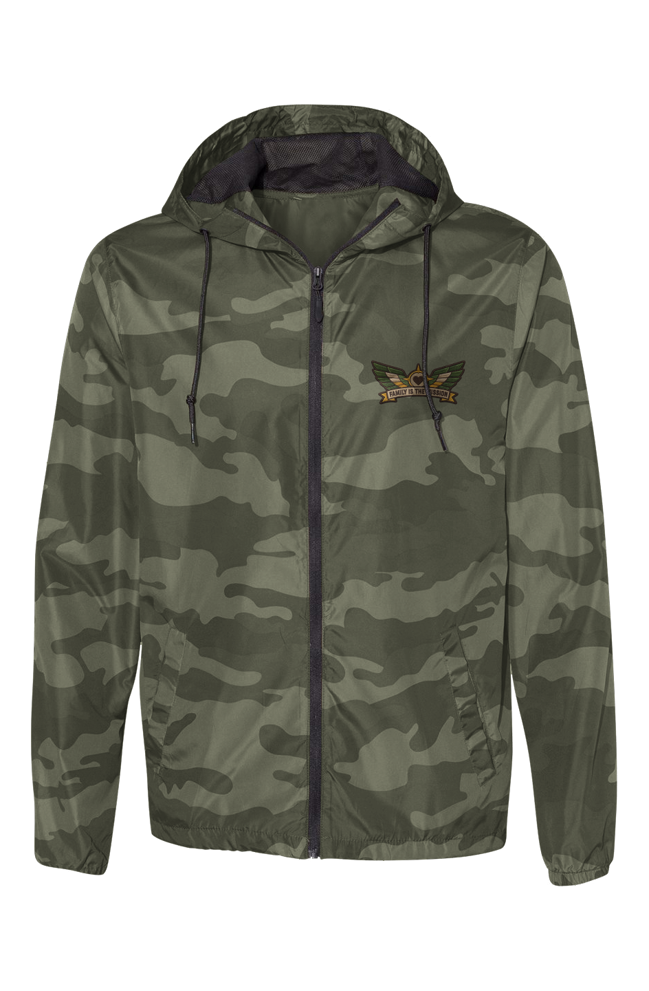 Forest Camo Windbreaker