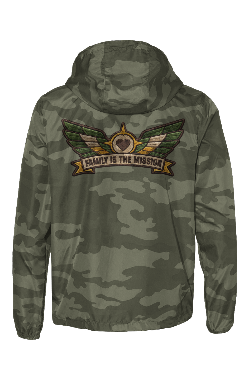 Forest Camo Windbreaker