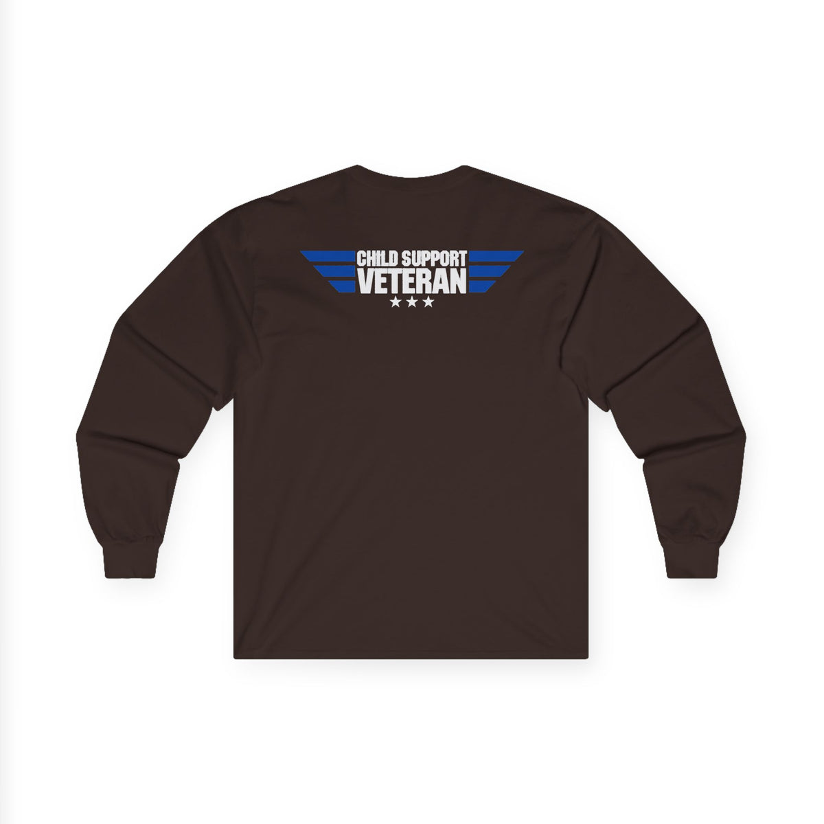 Long Sleeve Tee — Vintage Eagle Graphic “CSV” Patriotic Military Vibe