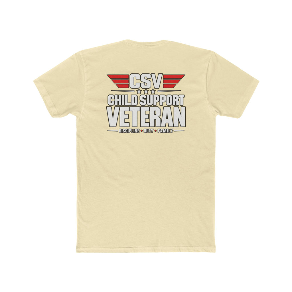 Still Standing Child Support Veteran T-Shirt — Patriotic CSV Tee