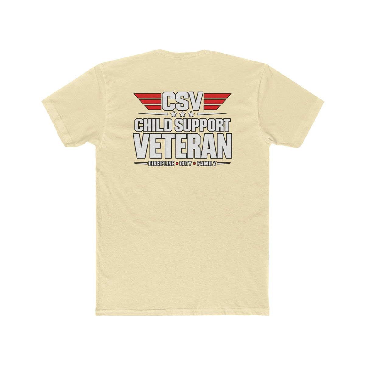 Still Standing Child Support Veteran T-Shirt — Patriotic CSV Tee