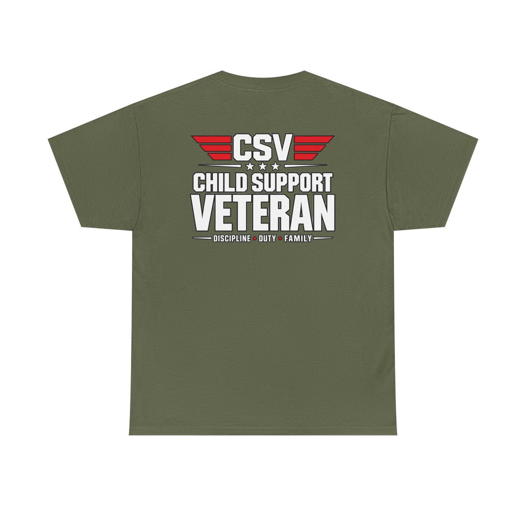 quiet strength, steady presence T-Shirt – Child Support Veteran Tribute Tee