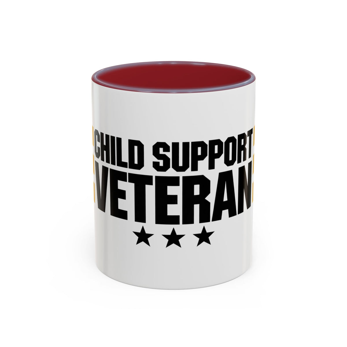 Veteran Support Coffee Mug – “Child Support Veteran” Accent Ceramic Mug