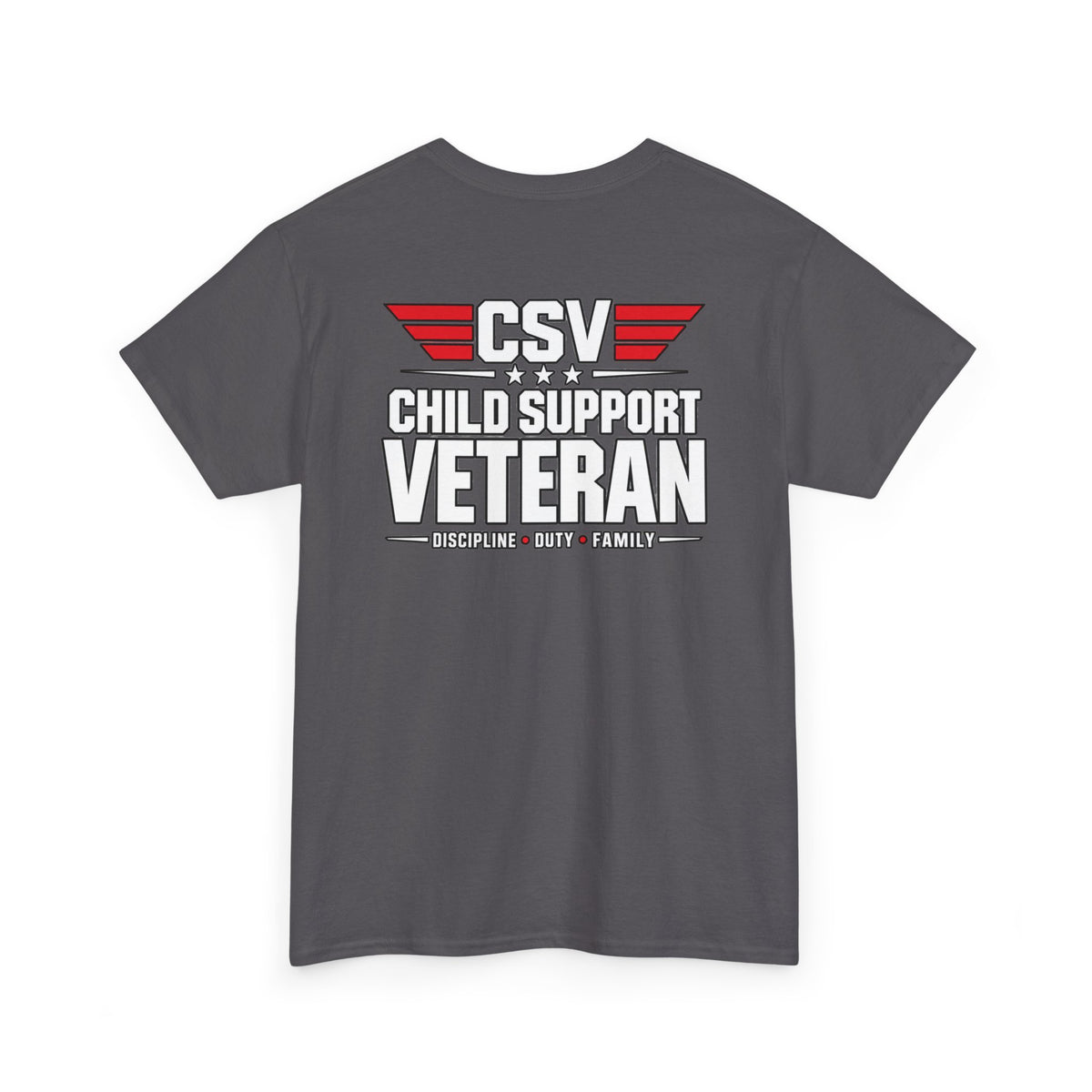 Still Standing Child Support Veteran T‑Shirt