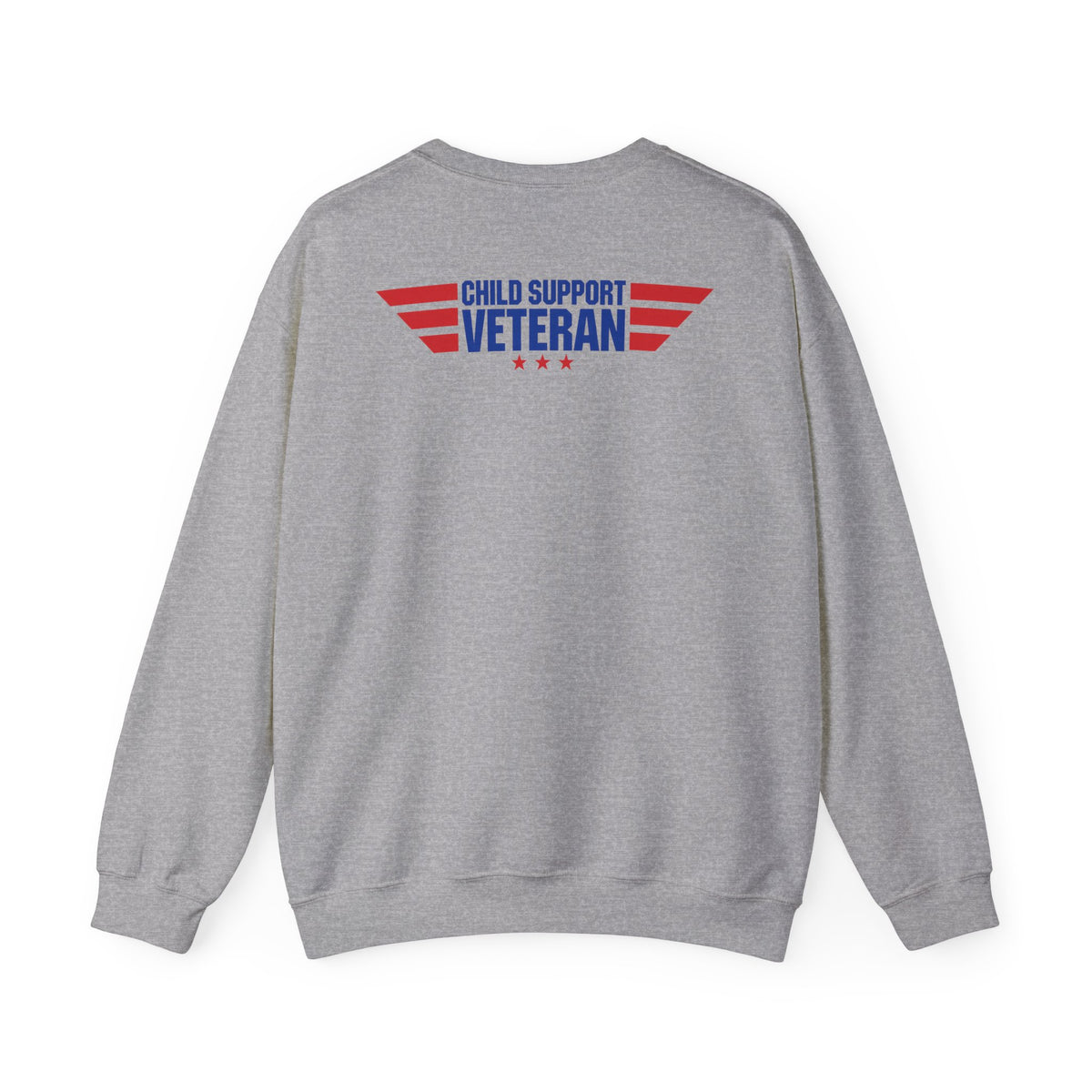 Crewneck Sweatshirt — Child Support Veteran Lion Graphic