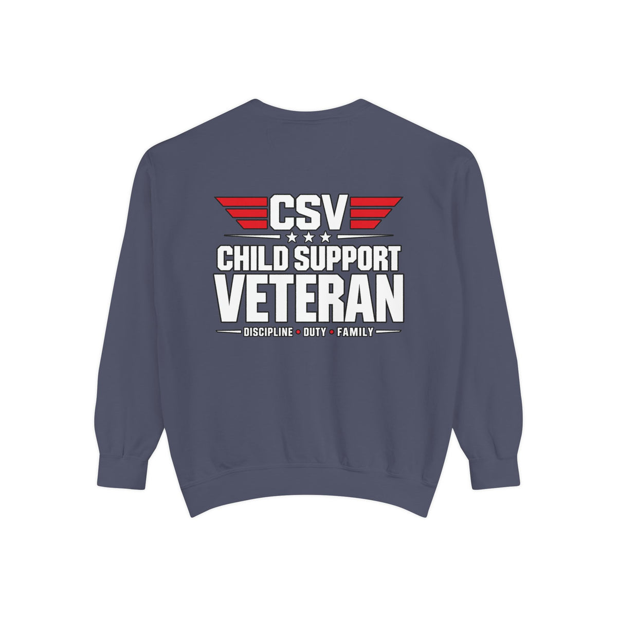 Child Support Veteran Sweatshirt – “My Dad Is A Child Support Veteran” Patriotic Crewneck