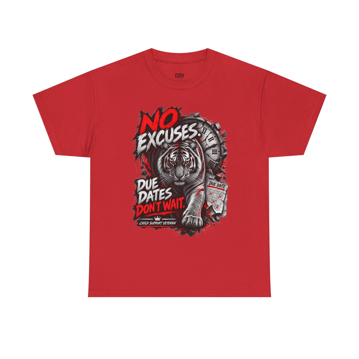NO EXCUSES Unisex Heavy Cotton Tee