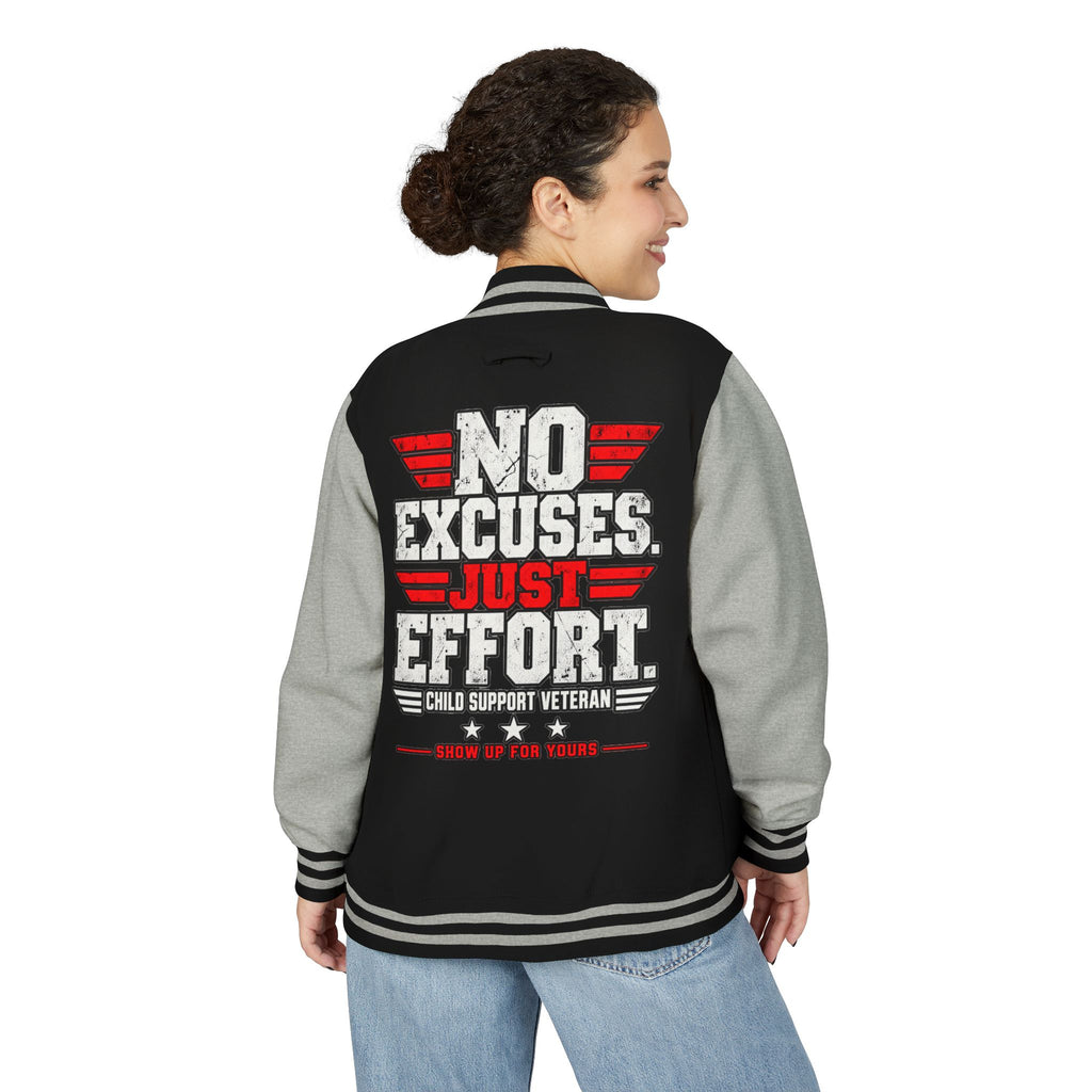 Letterman Jacket — “No Excuses. Just Effort.” CSV Pride