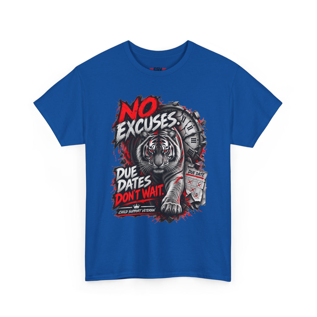 NO EXCUSES Unisex Heavy Cotton Tee