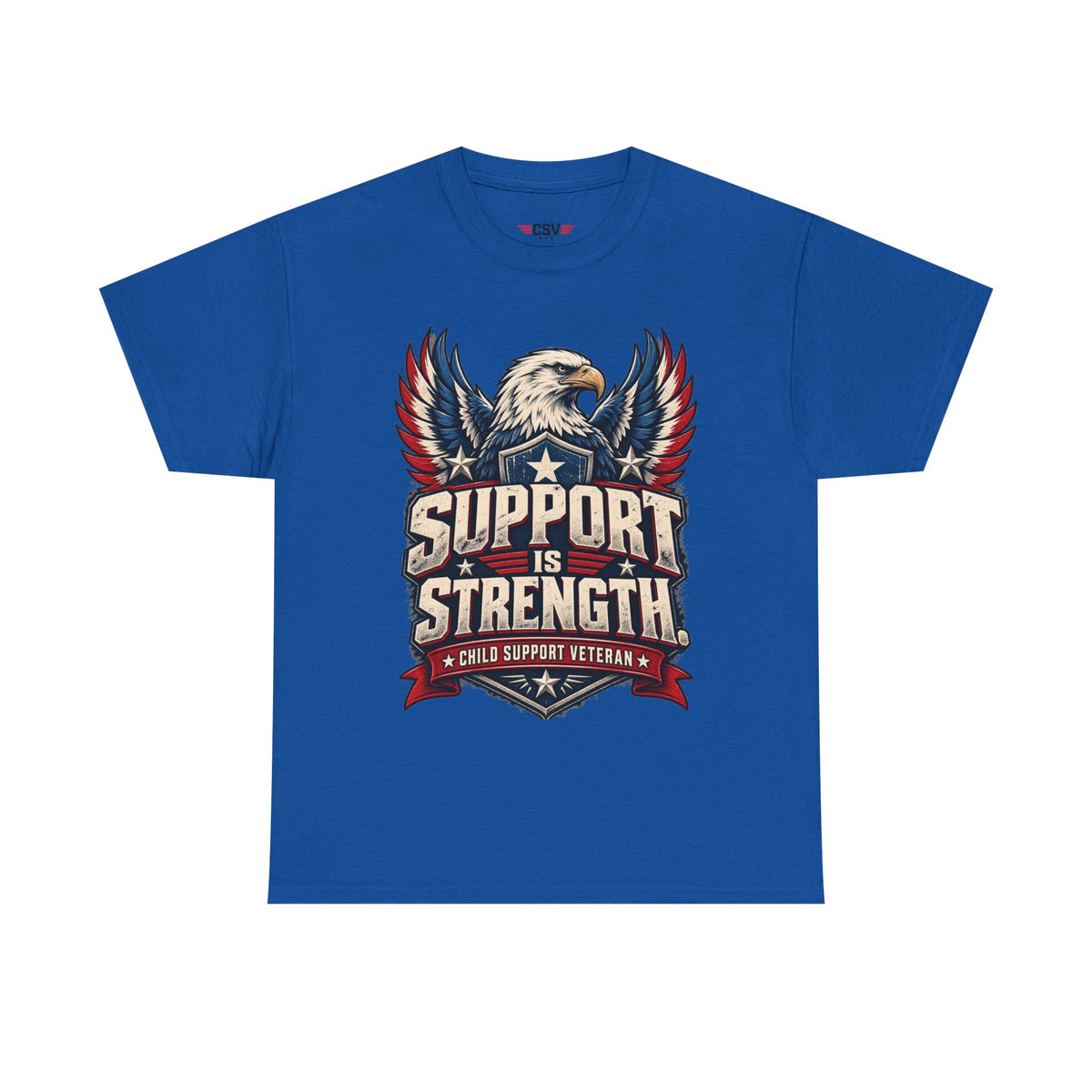 SUPPORT IS STRENGTH  Unisex Heavy Cotton Tee