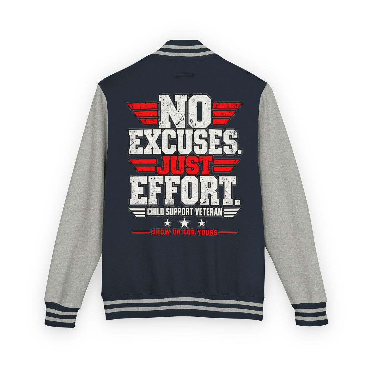 Letterman Jacket — “No Excuses. Just Effort.” CSV Pride