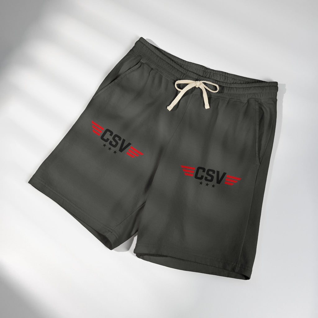 Unisex Garment-Dyed Lightweight Fleece Sweat Shorts