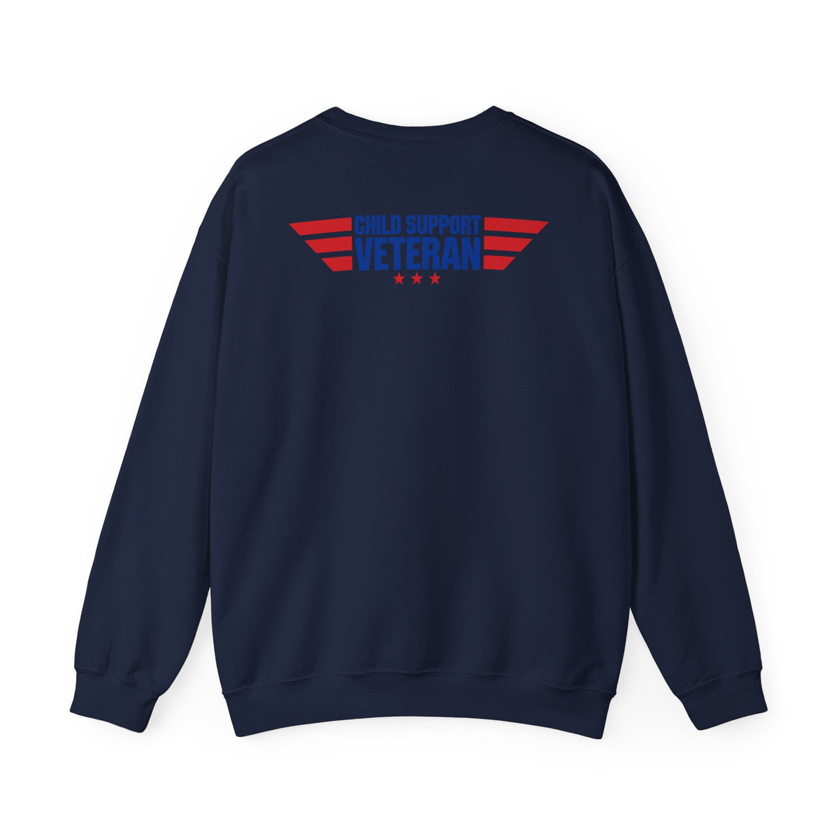 Crewneck Sweatshirt — Child Support Veteran Lion Graphic