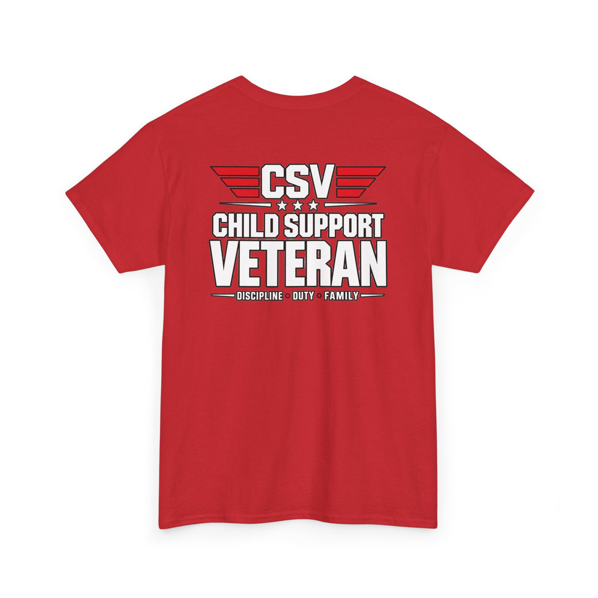 PRESENT MATTERS Child Support Veteran T‑Shirt