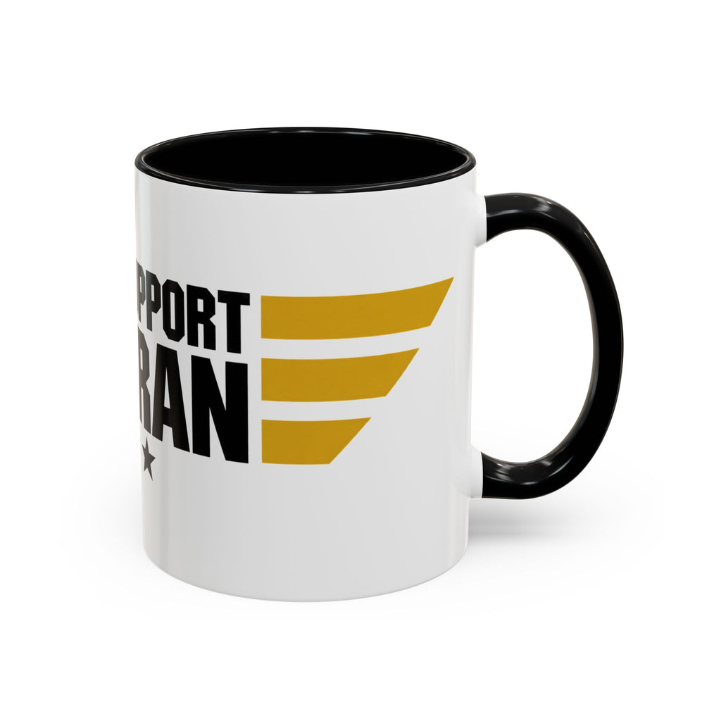 Veteran Support Coffee Mug – “Child Support Veteran” Accent Ceramic Mug