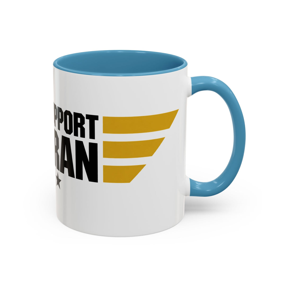 Veteran Support Coffee Mug – “Child Support Veteran” Accent Ceramic Mug