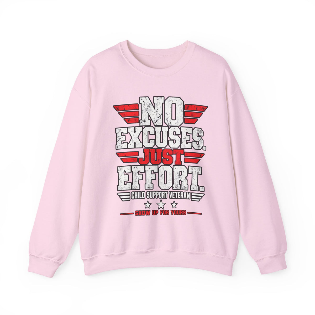 Child Support Veteran Crewneck Sweatshirt — CSV Emblem Pullover