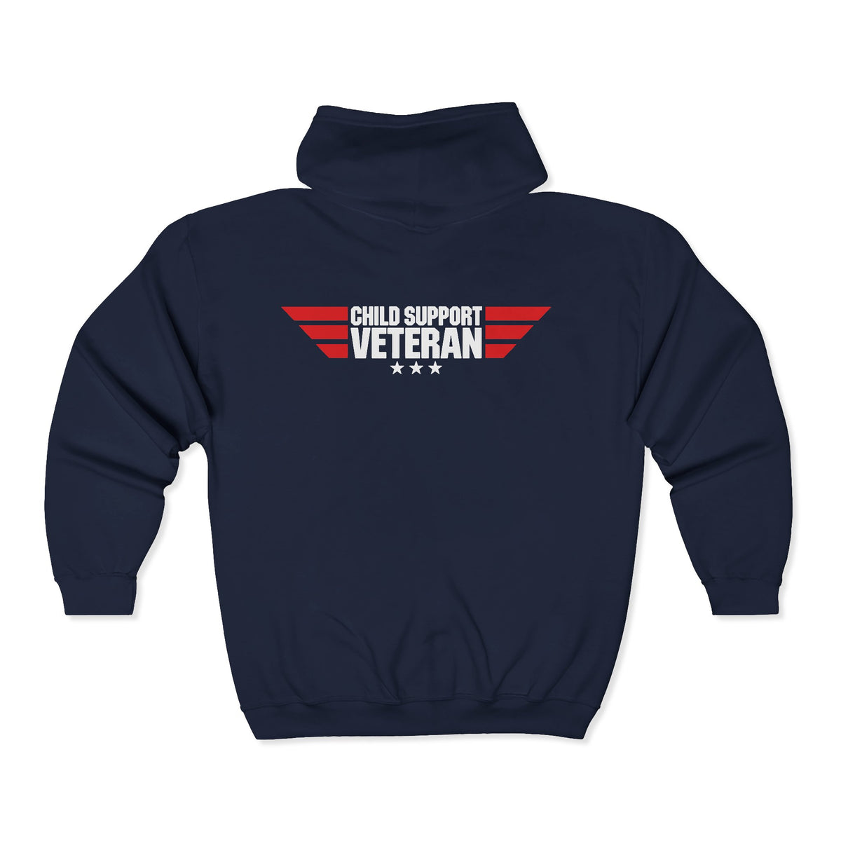 CSAF Support Veteran Zip Hoodie – "Civil Support Veteran (CSV)" Military Tribute