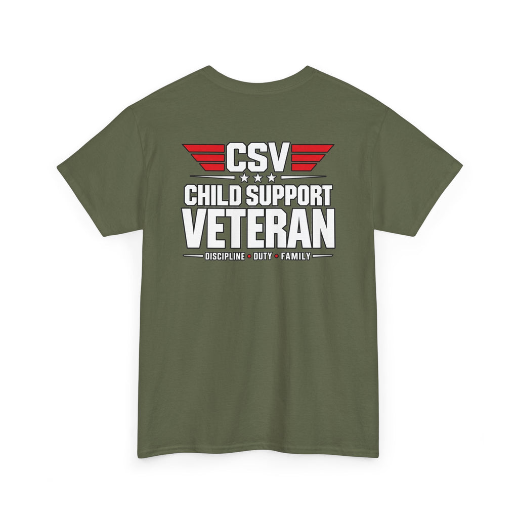 PRESENT MATTERS Child Support Veteran T‑Shirt