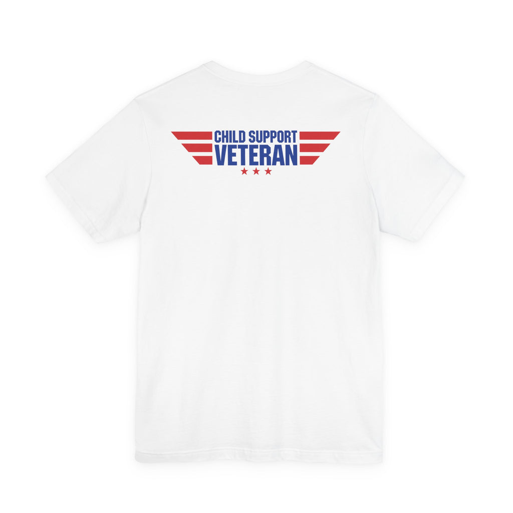 Child Support Veteran T-Shirt — "Still Standing, Still Providing" Patriotic Tee