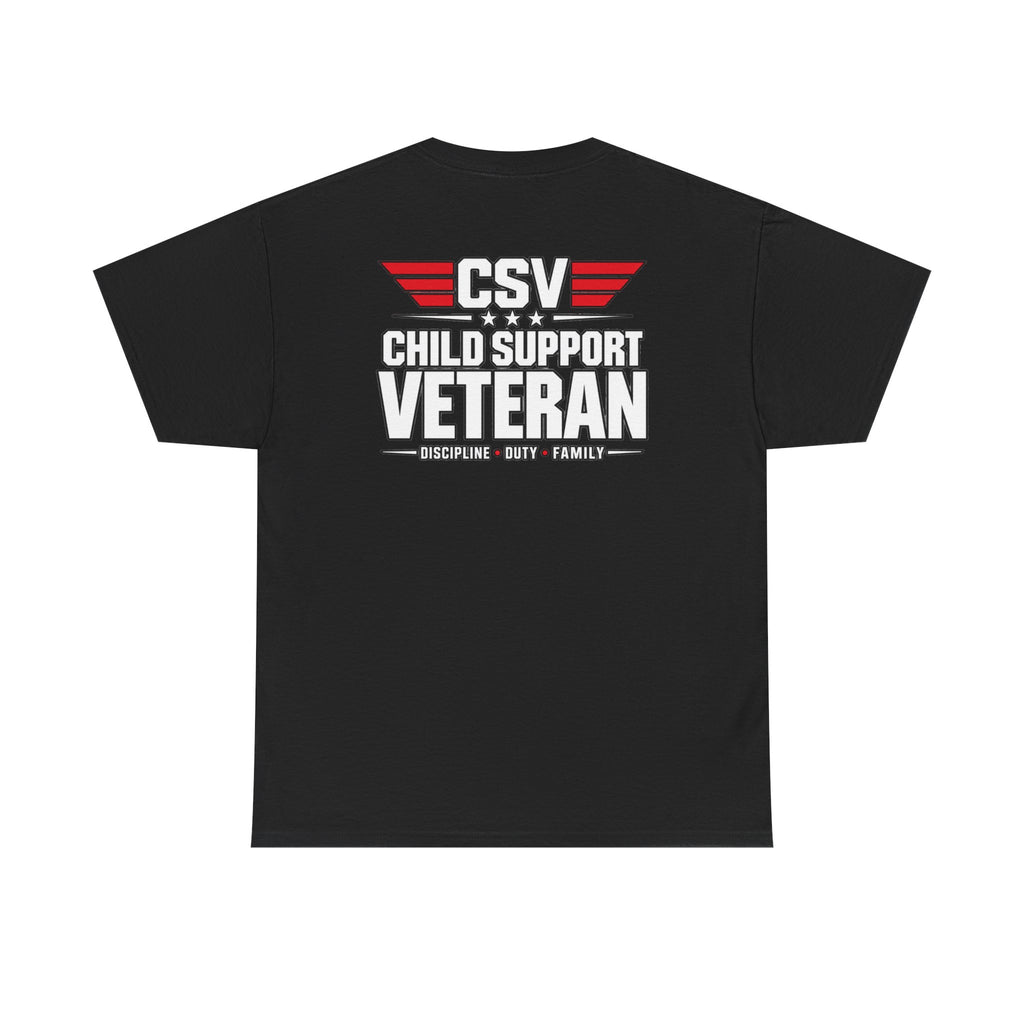 Still Standing Child Support Veteran T‑Shirt