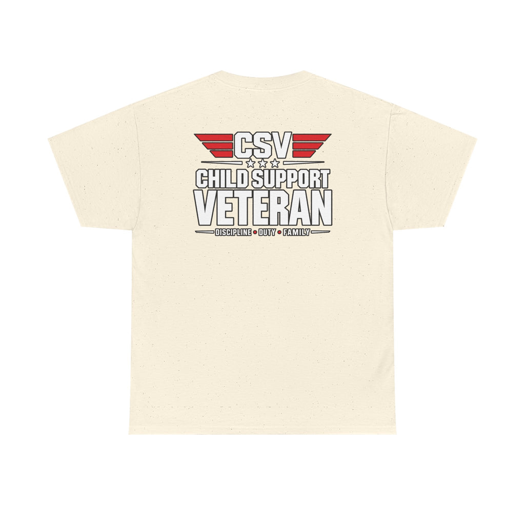 Still Standing Child Support Veteran T‑Shirt