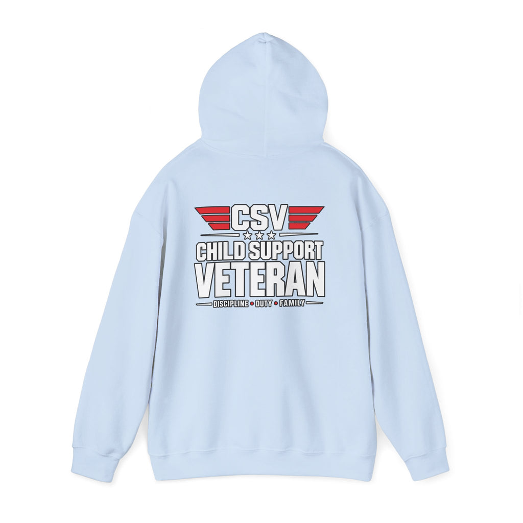 Child Support Veteran Hoodie — Patriotic Military-Inspired Sweatshirt