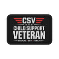 Child Support Veteran Embroidered Patch — CSV Military Tribute Rectangle