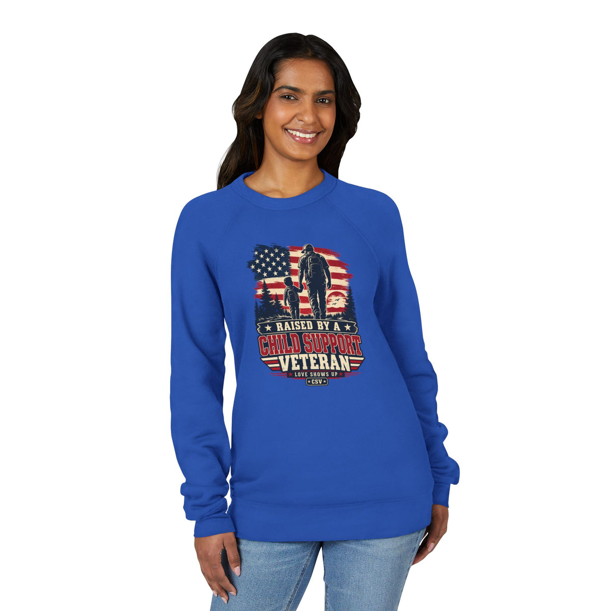 Unisex Sponge Fleece Raglan Sweatshirt