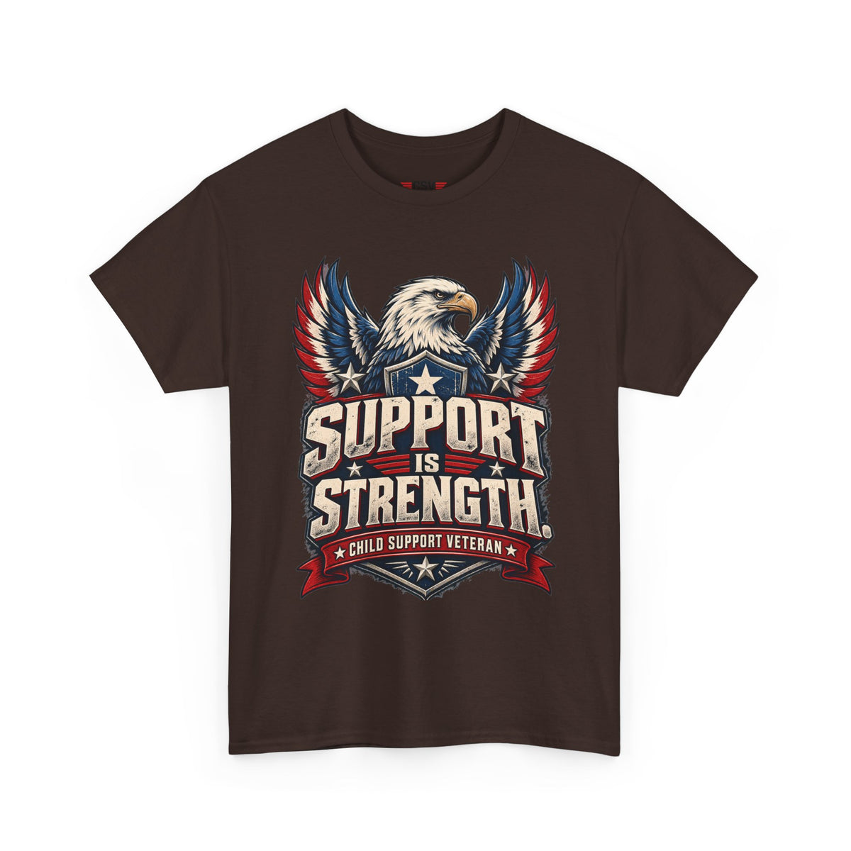 SUPPORT IS STRENGTH  Unisex Heavy Cotton Tee