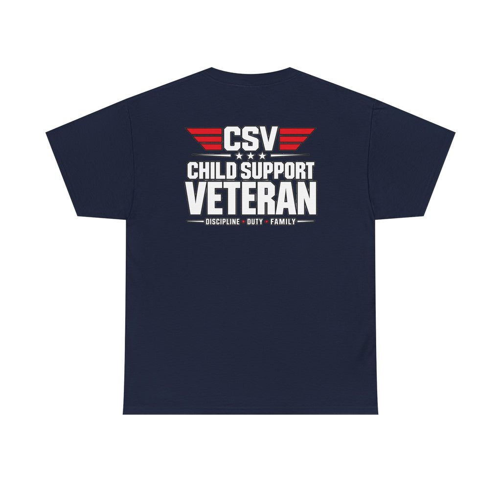 PRESENT MATTERS Child Support Veteran T‑Shirt